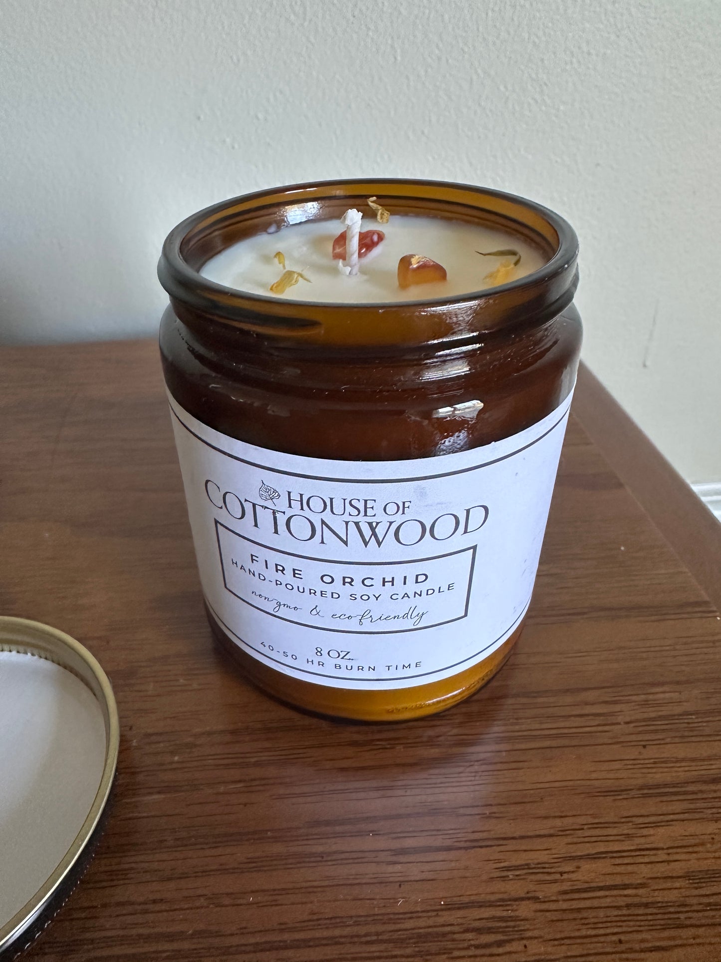 Fire Orchid Hand-Poured Soy Candle