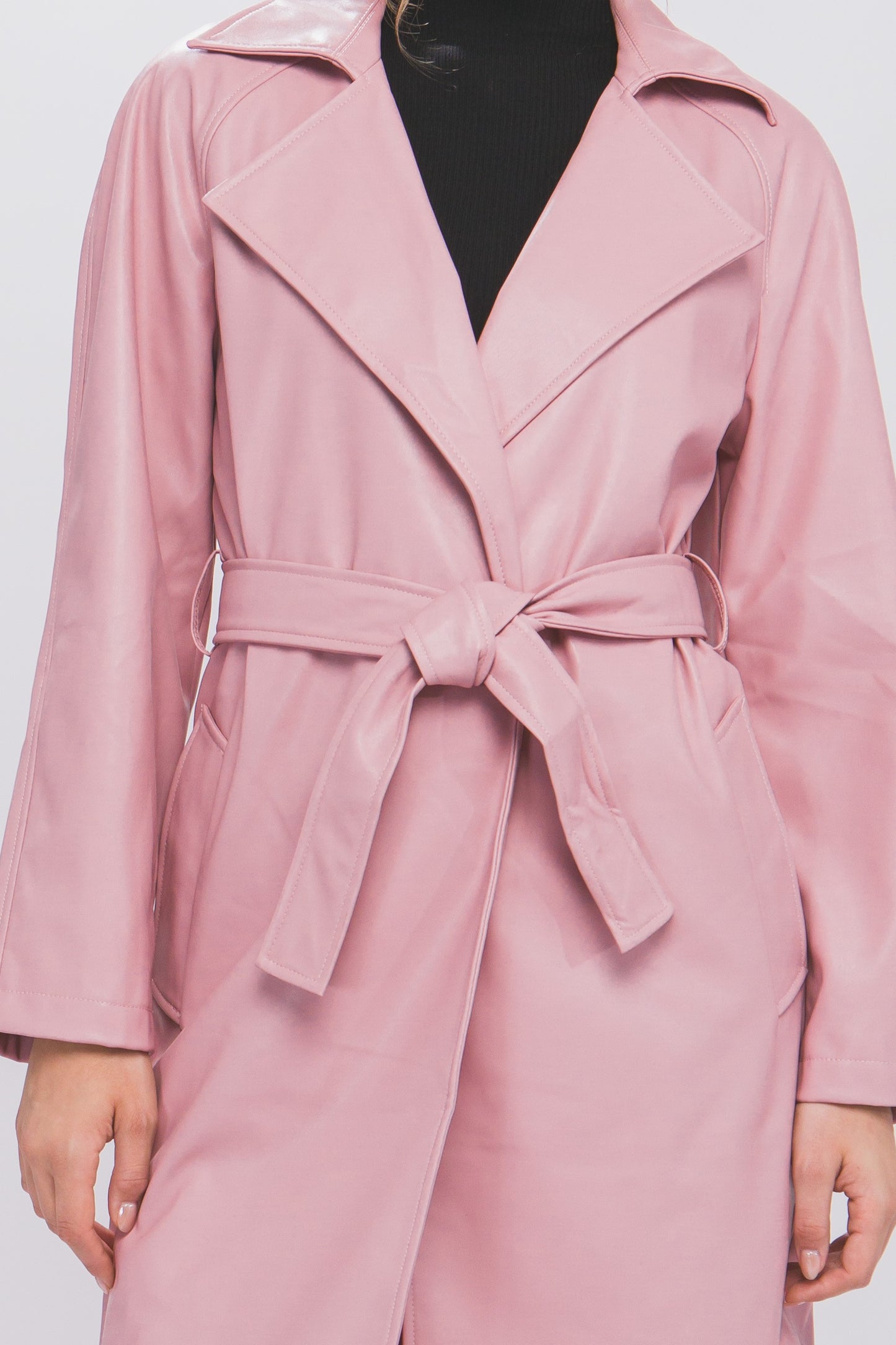 Paris Pink Trench Coat