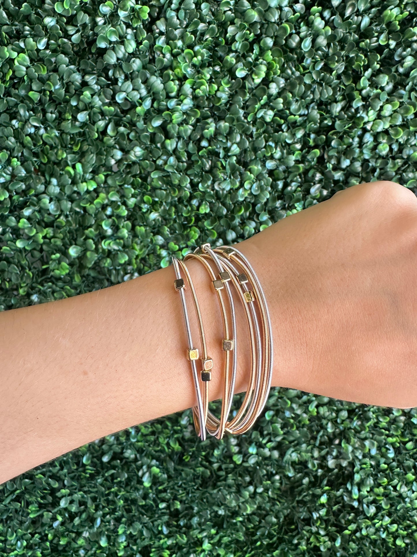 Gold and Silver Bracelet Set
