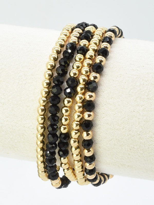Beaded Bracelet Stack