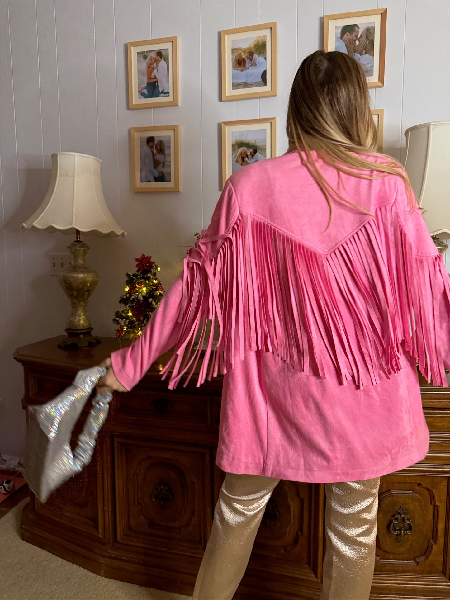 Having My Way Fringe Blazer