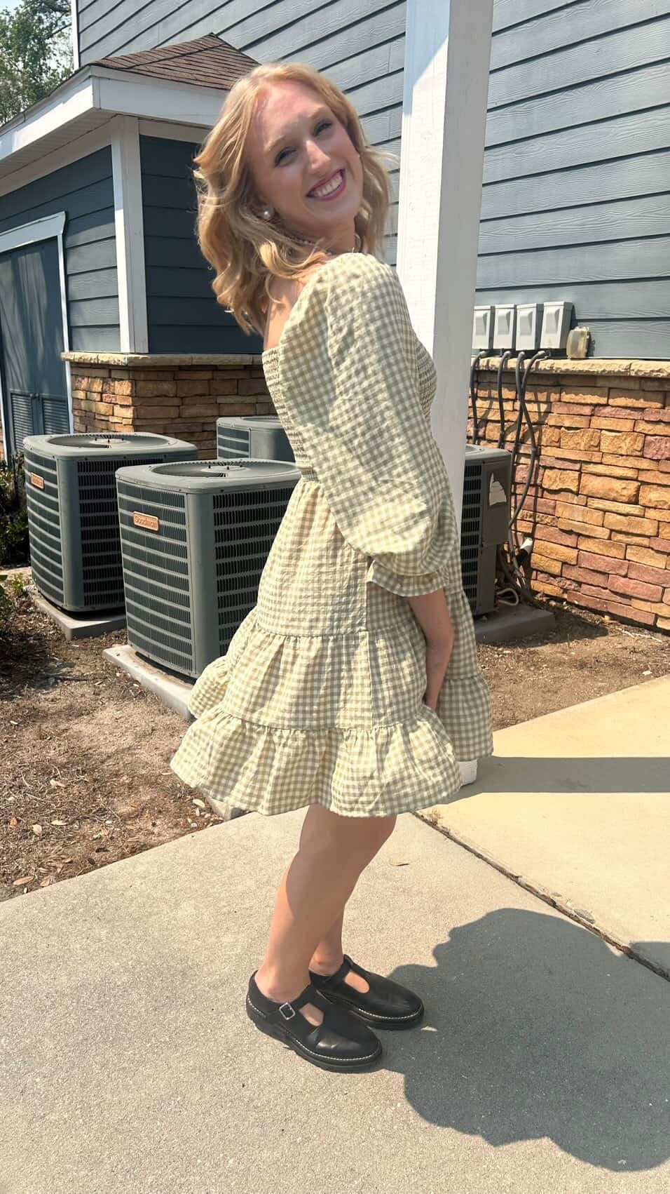 Gingham Dress