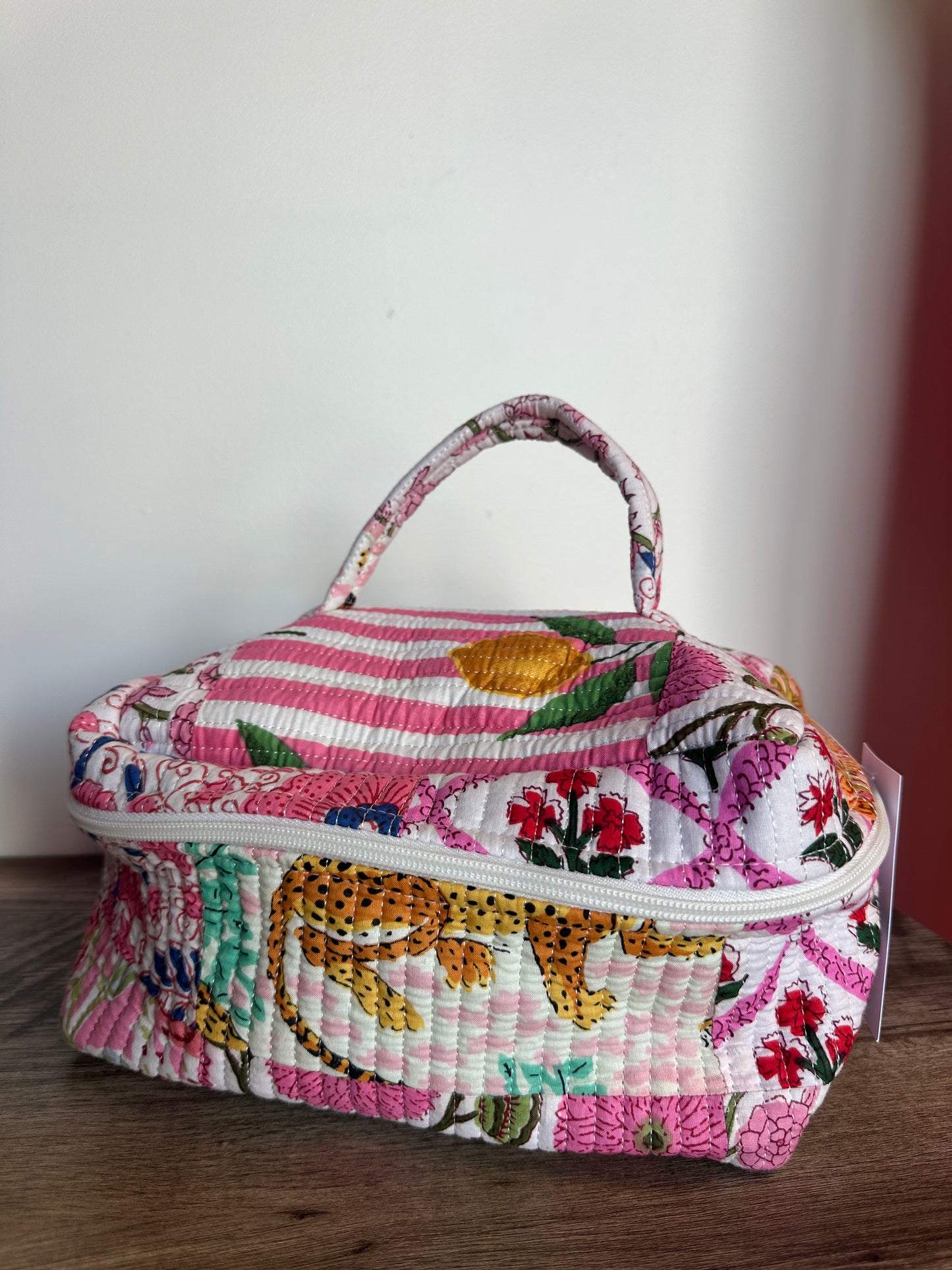 Quilted Large Train Case Bag