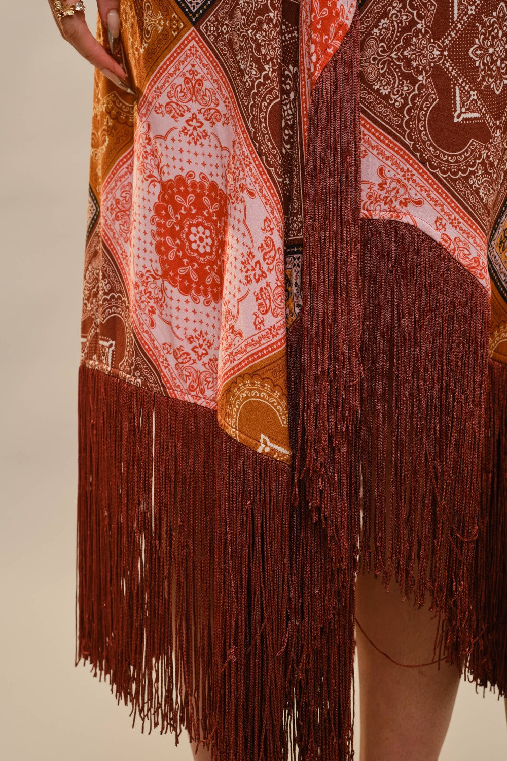 Paisley Fringe Dress
