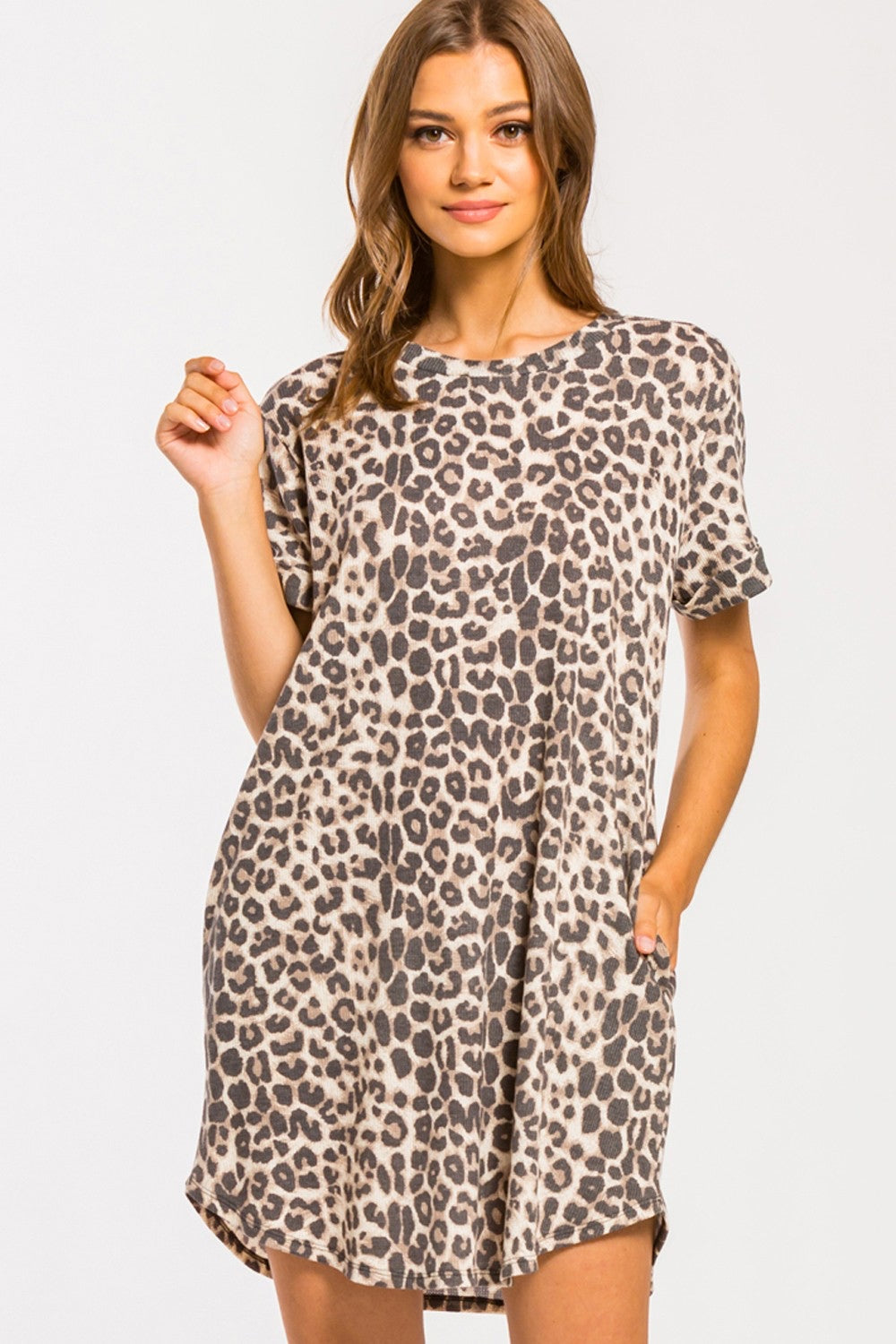 Cheetah T-Shirt Dress