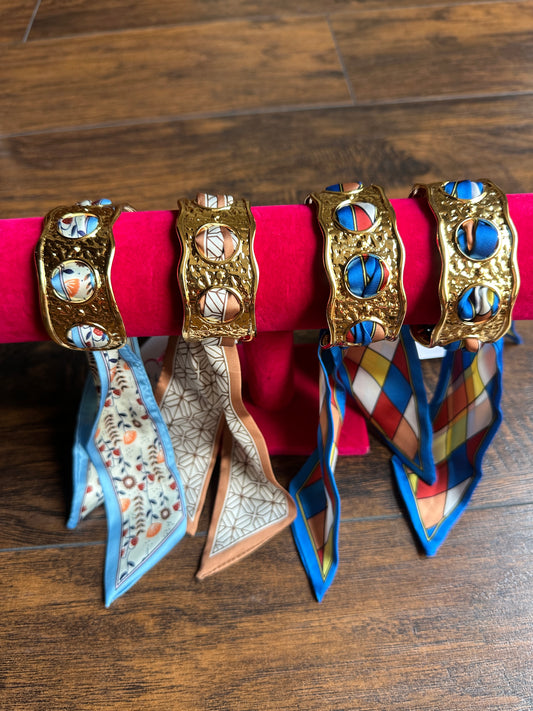 Scarf Cuff Bracelets