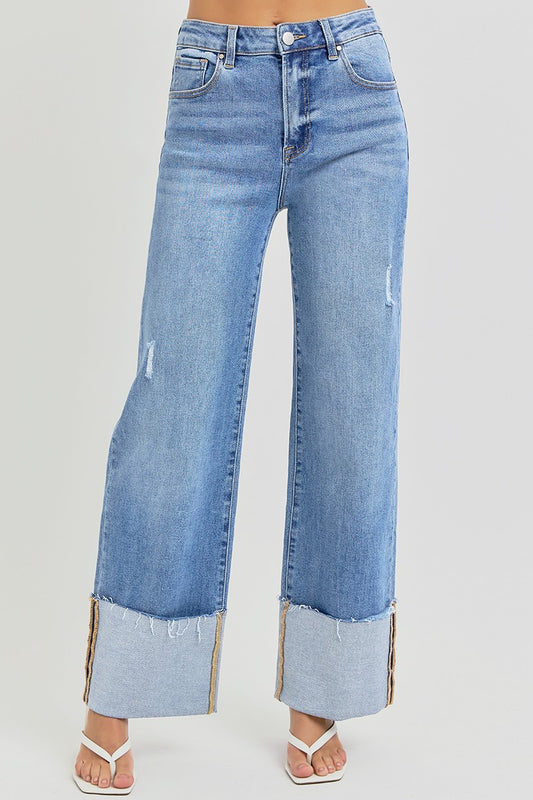 Wide Cuff Jeans