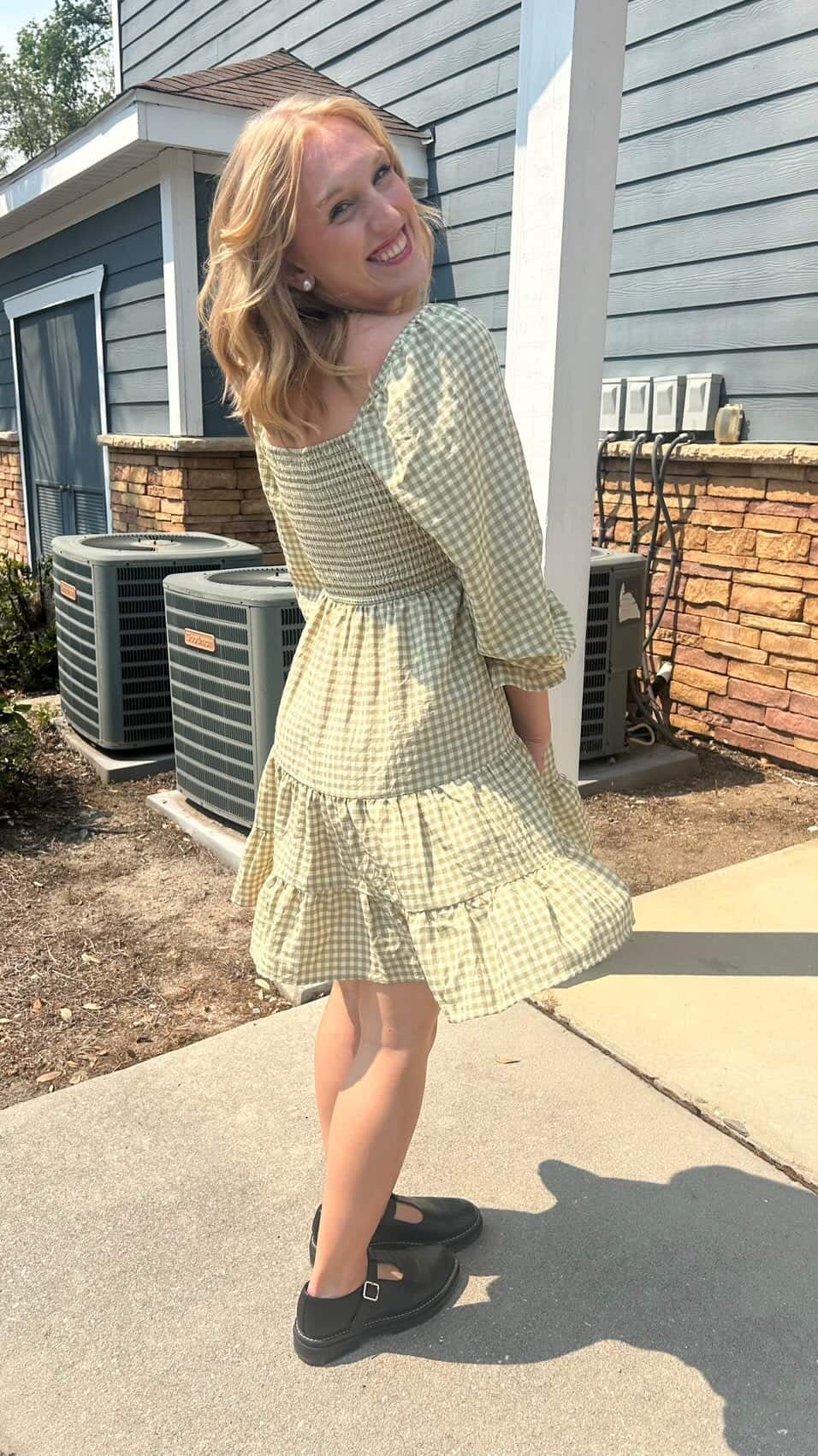 Gingham Dress