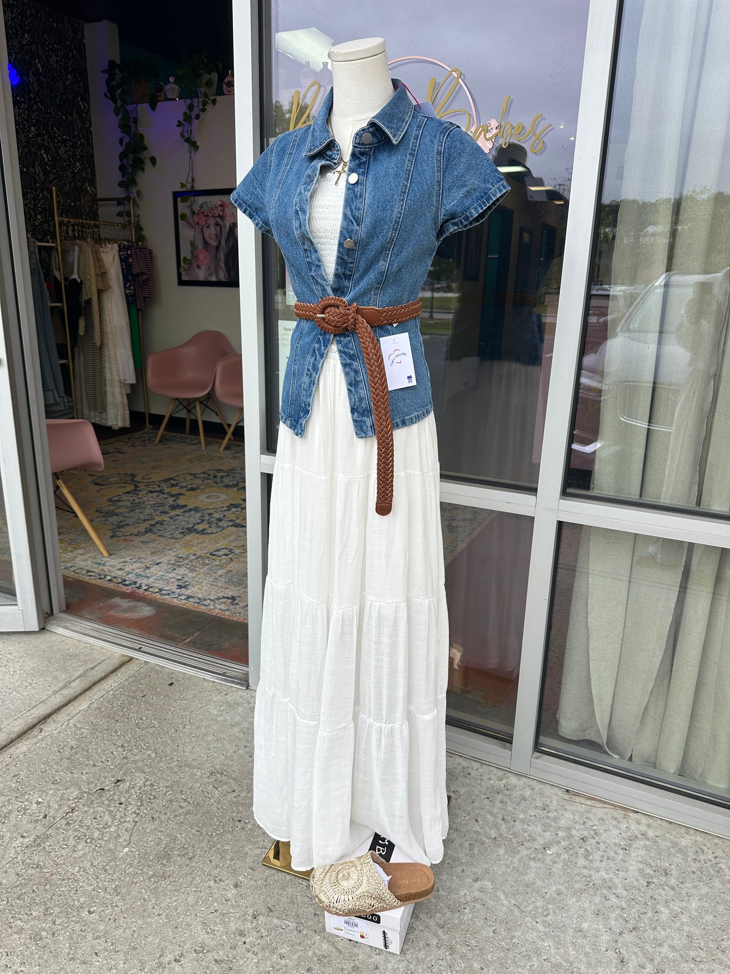 Braided Faux Leather Belt