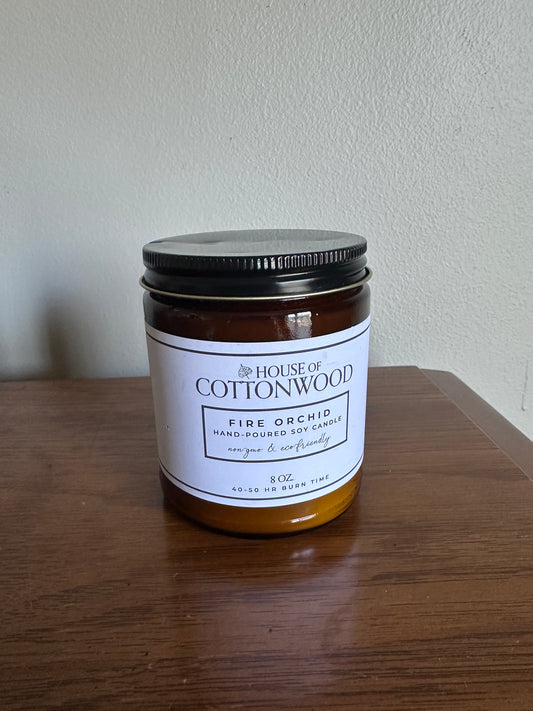 Fire Orchid Hand-Poured Soy Candle