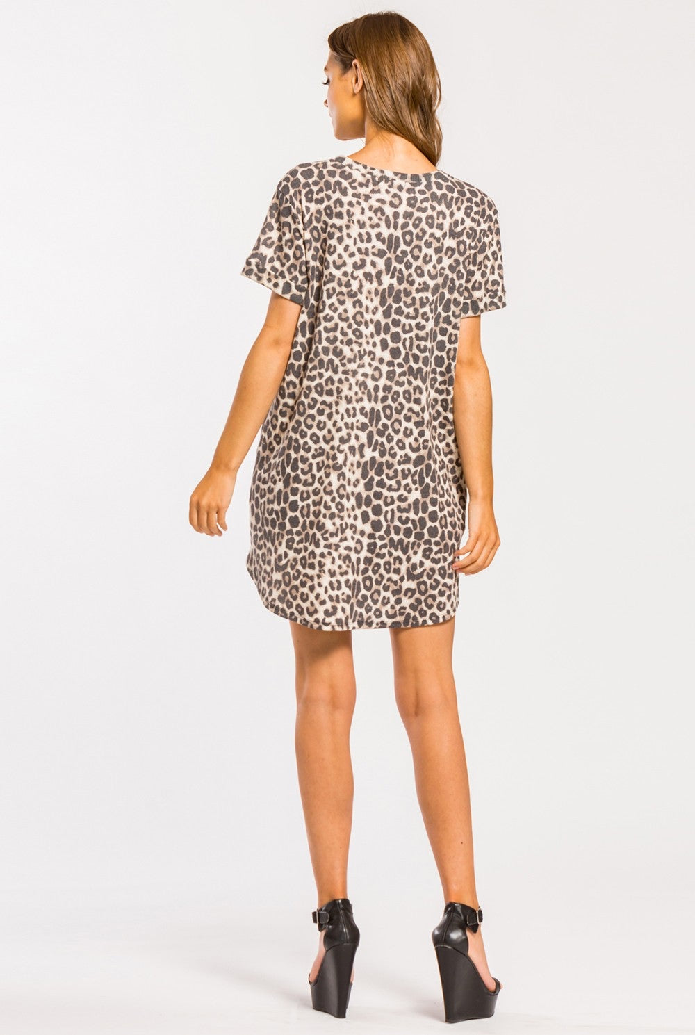 Cheetah T-Shirt Dress