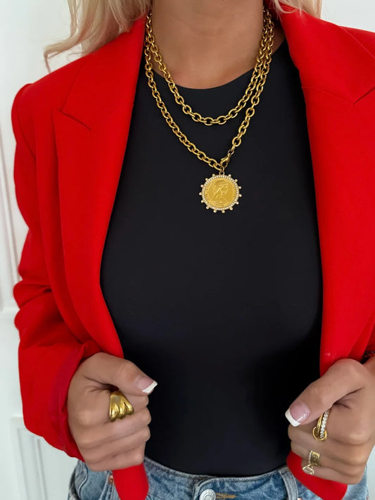 Waterproof Coin Belt/Necklace by Chan Sutt Pearls