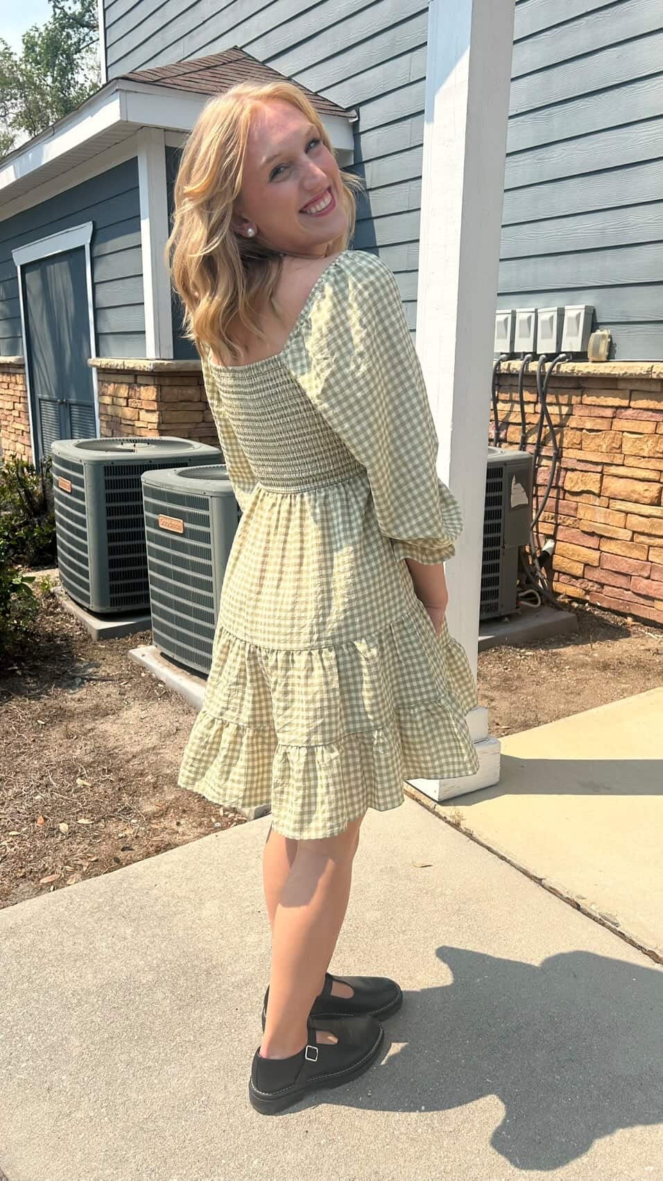 Gingham Dress