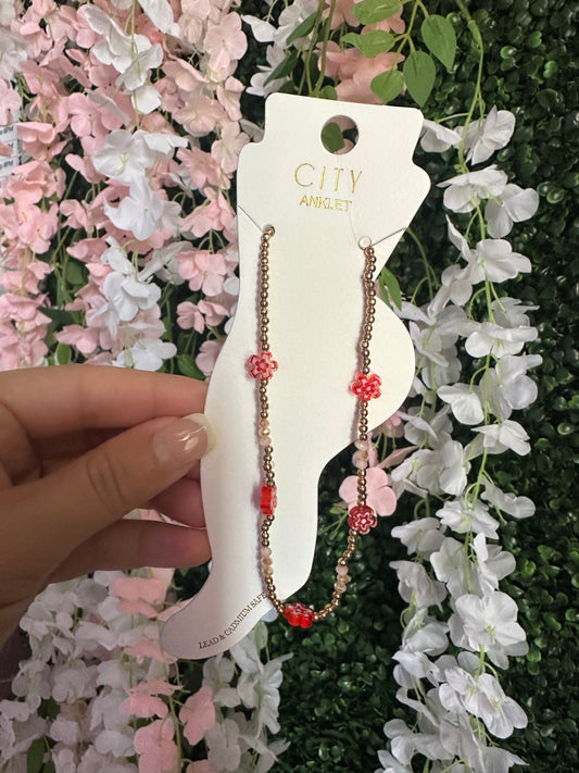 Floral Anklet