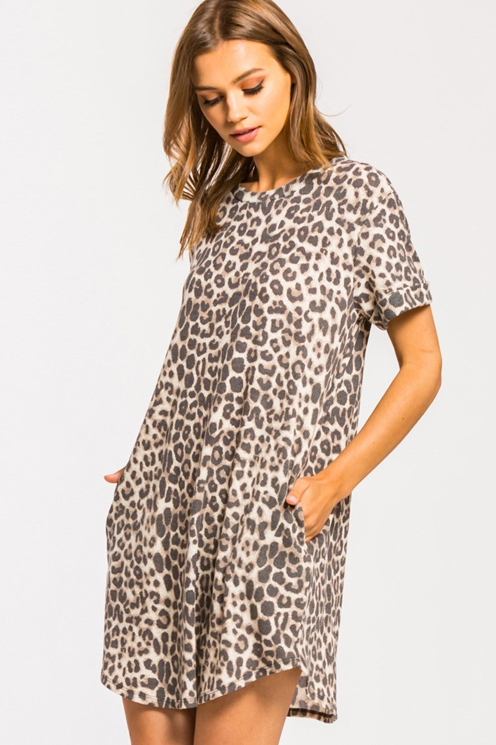 Cheetah T-Shirt Dress