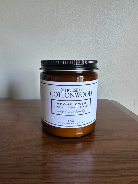 Moonflower Hand-Poured Soy Candle