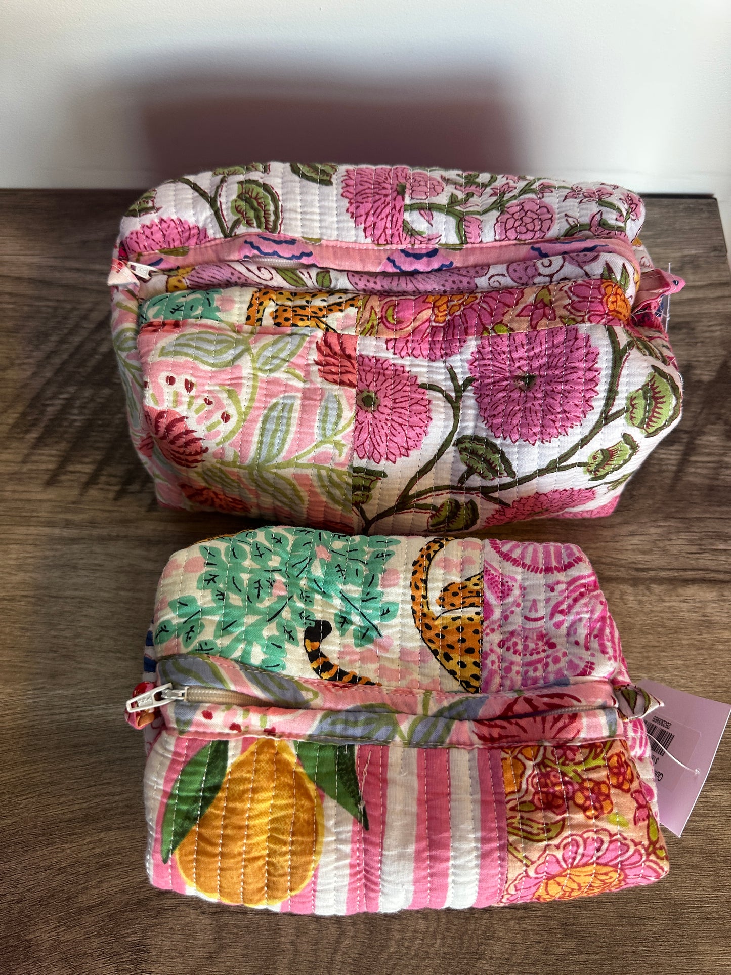 Quilted Cosmetic Pouch