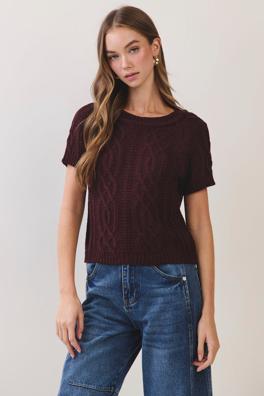 Brown Sugar Sweater Top