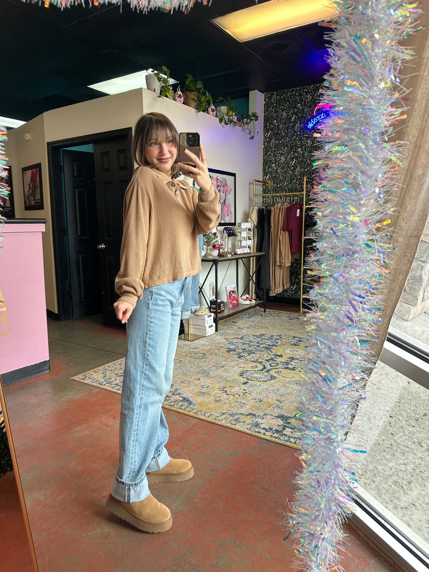 Campfire Long Sleeve Top