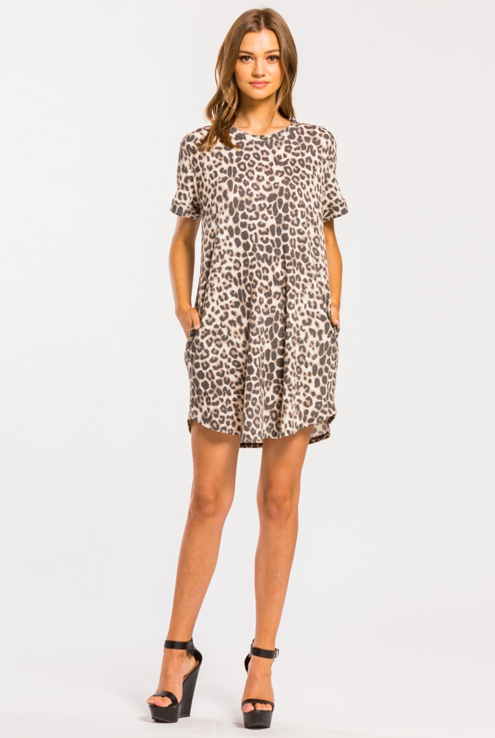 Cheetah T-Shirt Dress