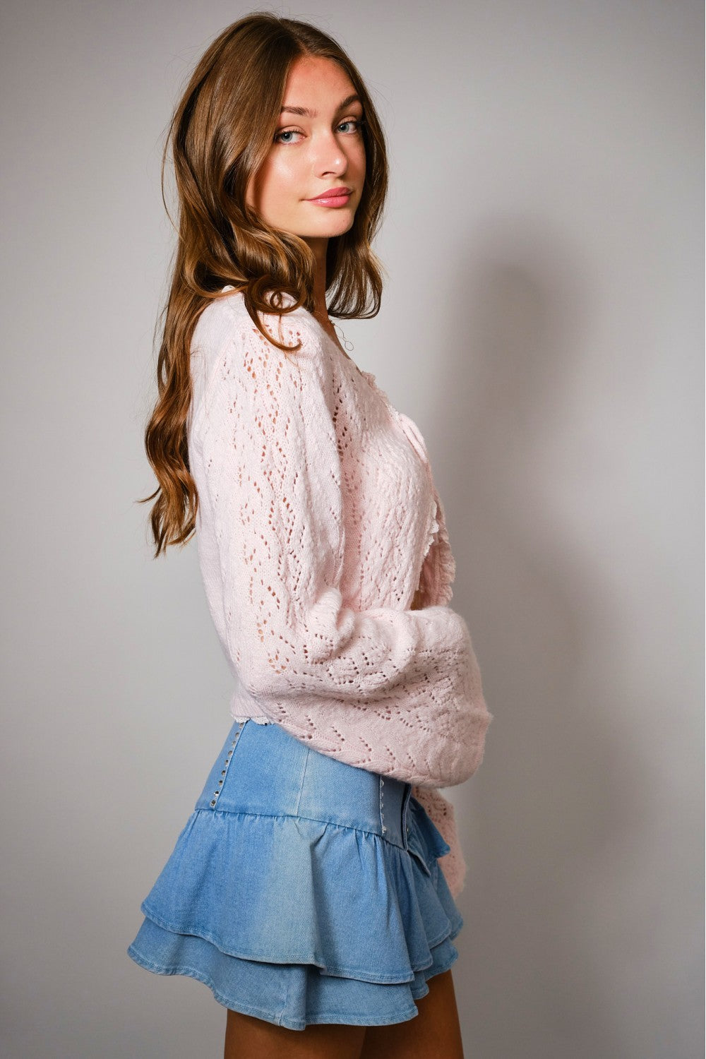 Front Tie Cardigan