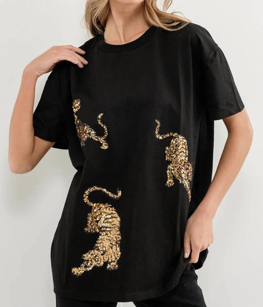 Sequin Tiger T-Shirt