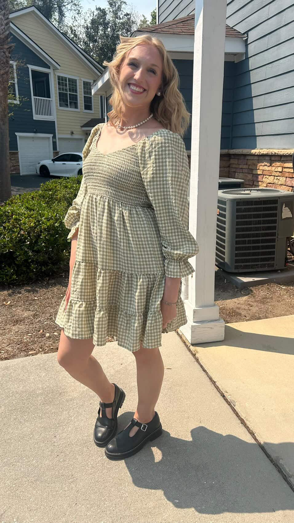 Gingham Dress