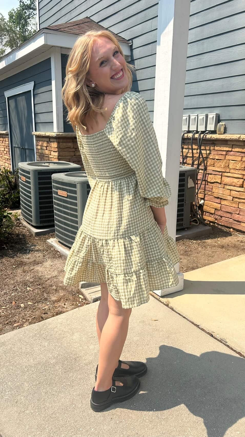 Gingham Dress