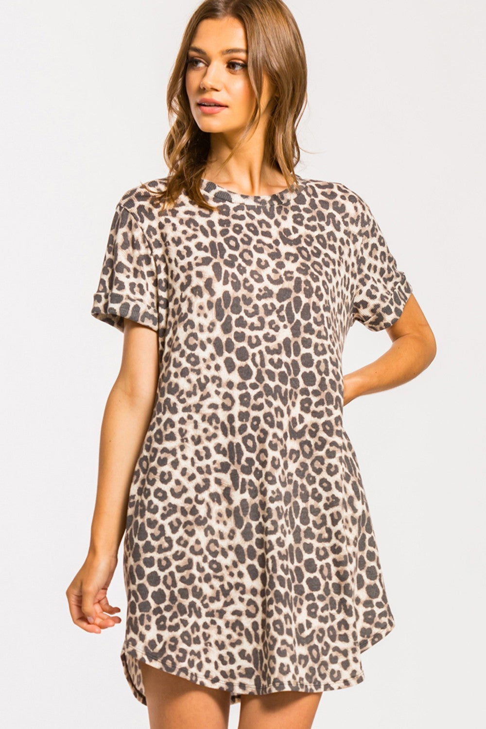 Cheetah T-Shirt Dress