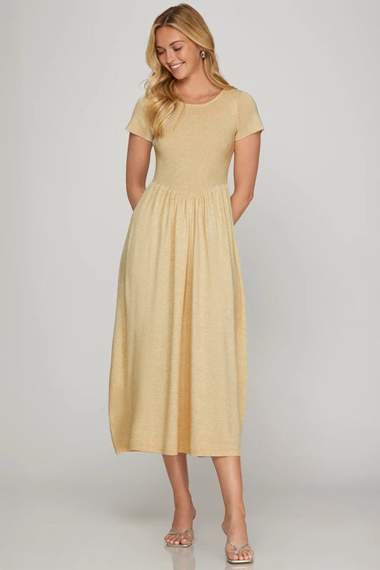 Oatmeal Midi Dress